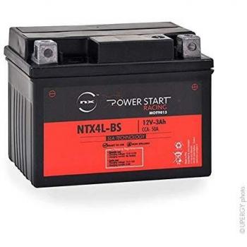 NXBaterías moto, scootersPlomo sellado AGM preactivado12V3AhCompatible con: 12N4-3B ; BTX4L-BS ; BTX4LBS ; ETX4L-BS ; ETX4LBS ; GT4L-BS ; GT4LBS ; GTX4L-BS ; GTX4LBS ; YT4L-BS ; YT4LBS ; YTX4L-BS ; FT