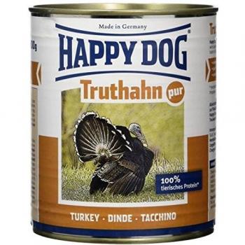 Happy Dog Can Pure Turkey Truthahn Comida para Perros - 800 gr