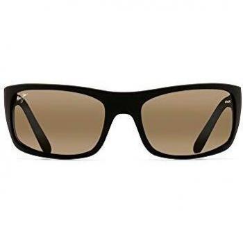 Maui Jim Peahi Sunglasses - H202-2M, Sunglasses, Black male, Sizes: 65 MM