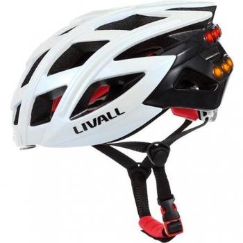 LIVALL BH60WH Casco de Bicicleta, Unisex Adulto, Blanco, M/L