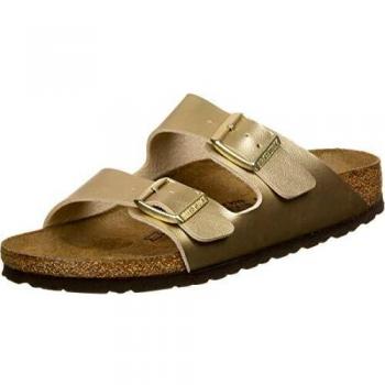 Birkenstock Arizona Gold Women's Mules - Birko-Flor Sandals