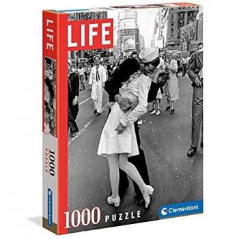 Clementoni- Puzzle Life Magazine 1000 Piezas Blanco y Negro Vintage, Rompecabezas para Adultos, Multicolor