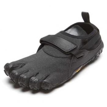 Vibram Fivefingers Zapatillas de Trail Running Spyridon Evo, color negro puro, talla 46
