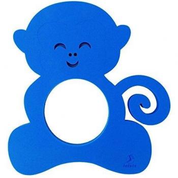 Tapiz Flotante Leisis en Forma de Mono Azul 60 x 62 cm