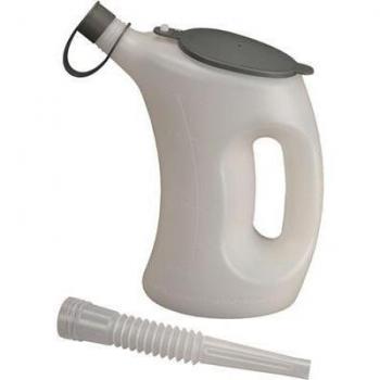 Broc Graduado Transparente 1L con Tapa y Salida Flexible PRESSOL