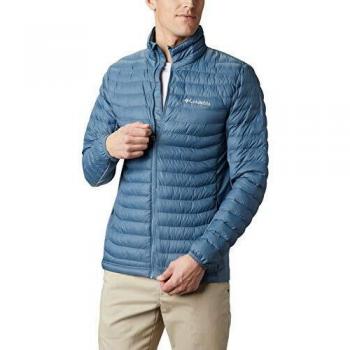Columbia Powder Pass Chaqueta Híbrida sin Mangas, Hombre, Azul