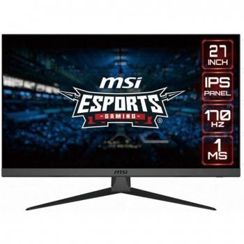MSI Optix G272 27 Full HD (1920 x 1080) IPS Gaming Monitor, 170Hz Refresh Rate, 1ms Response Time, AMD FreeSync Premium, Anti-Flicker and Less Blue Light