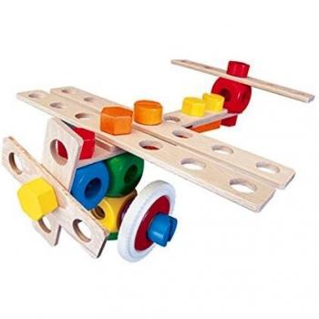 Baufix 3in1 - Juego Avión, 37 piezas, Multicolor