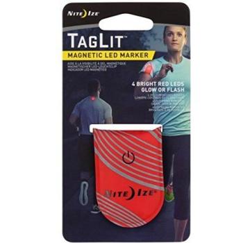 Nite Ize TagLit Marcador LED magnético, Rojo