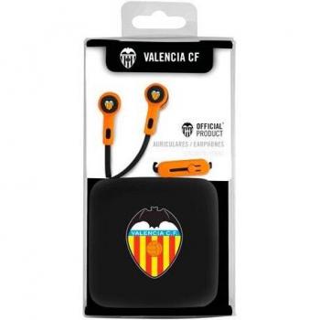 Auriculares Botón Stereo Jack 3.5 mm Licencia Fútbol Valencia CF Marca VALENCIA CF, Multicolor