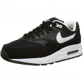 Nike Air MAX 1 (GS), Zapatillas de Trail Running Hombre, Negro (Black/White 001), 40 EU