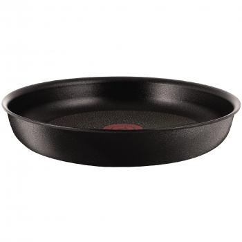 Tefal Ingenio Expertise - Sartén de aluminio de 24 cm, antiadherente con extra de titanio, aptas para todo tipo de cocinas incluido inducción, compatible con mango extraíble