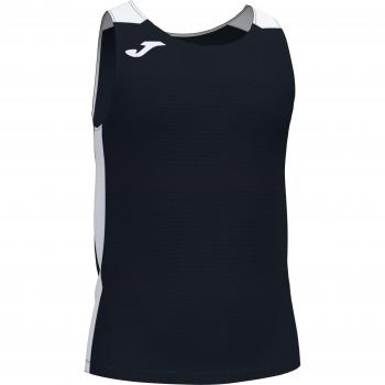 Joma Record II Men's Breathable Tank Top - Black/White