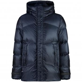 Woolrich Men's Hooded Nylon Down Jacket, Blue, Size Medium, CFWOOU0968MRUT3664 Color 3989