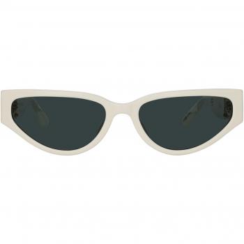 Linda Farrow TOMIE LFL1426 C2 Women’s Sunglasses White Size 57