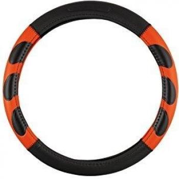 BC Corona INT30169 Grip Funda de Volante Universal, Rojo/Negro