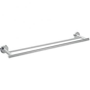 Hansgrohe Logis Universal Double Towel Rail, 60 cm, Chrome, Brass Material