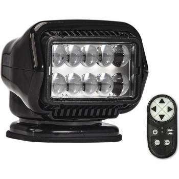Golight Stryker ST Series Portable Black LED Searchlight with Wireless Handheld Remote and Magnetic Mount
