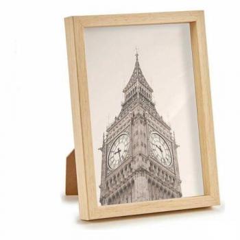 Gift Decor Marco de Fotos Estándar 15,6 x 2 x 20,7 cm Marrón Plástico (6 Unidades)