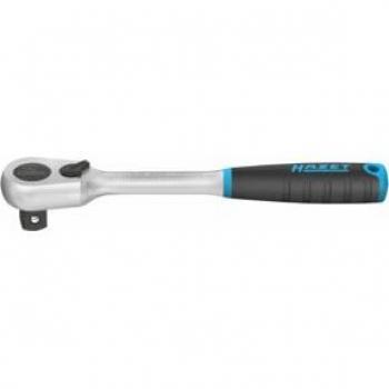 Hazet 916HPK Carraca reversible con dentado fino HiPer corta cuadrado macizo 1/2 pulgadas (12,5 mm) 200 mm