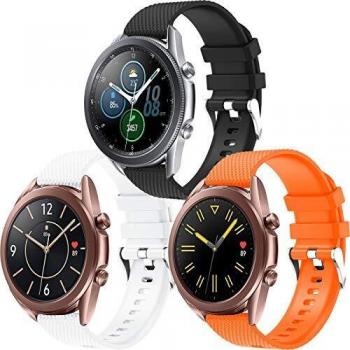 20mm Correa Compatible con Galaxy Watch Active/Active2/Galaxy Watch 42mm/Gear S2 Classic, Silicona Replacement Correa para Galaxy Watch Active