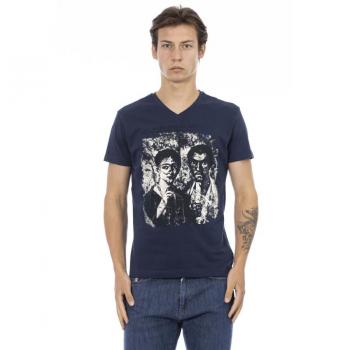 Trussardi Action Blue Cotton T-Shirt - M