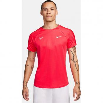 Nike Rafa Dri-Fit Challenger Camiseta De Manga Corta Hombres Rojo Oscuro