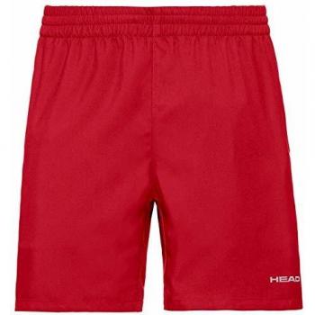 HEAD Club 7in Shorts Hombres - Rojo, Plateado