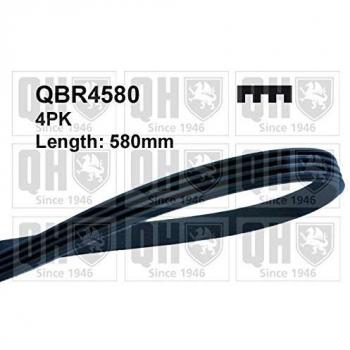 Correa trapecial poli V QUINTON HAZELL QBR4580, Correa trapezoidal nervada para VOLVO: 460, 440, Quinton Hazell qbr4580-tex correa de transmisión
