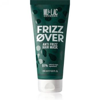 Mascarilla Capilar Anti Frizz Mulac Frizz Over 200 Ml - Fórmula Vegana con Leche de Coco y Aguacate