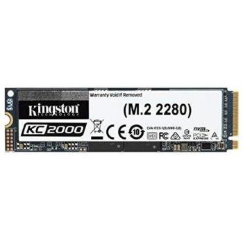 Kingston KC2000 M.2 2000GB NVMe SSD PCI Express 3.0 3D TLC - SKC2000M8/2000G