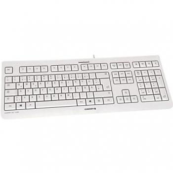 Teclado USB QWERTY Nórdico Cherry KC 1000 Gris