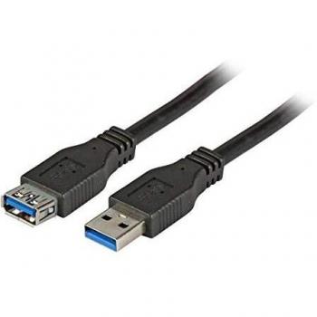 Cable USB 3.2 Gen 1 A-A de 1,8 m Negro, Velocidad de transferencia hasta 5 Gbps