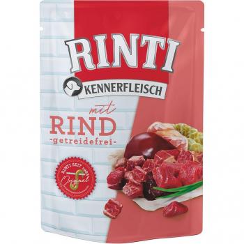 RINTI Kennerfleisch en bolsitas 10 x 400 g - Vaca