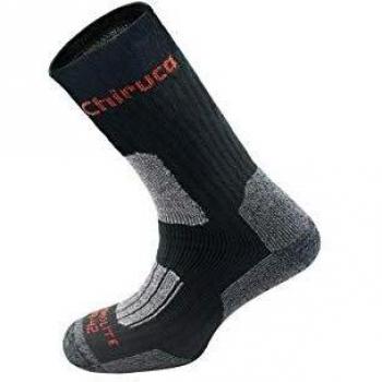 Chiruca Anti-Blister Long Thermolite Socks Black/Grey - L