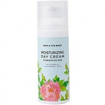 Crema hidratante de día para piel mixta Moisturizing day cream | Hidratación intensa | Alisa líneas de expresión | Ácido hialurónico | Sin brillos | Vegano | Fórmula natural | 50ml