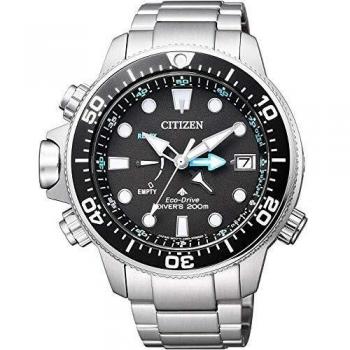 Citizen Reloj Analógico para de los Hombres de Eco-Drive con Correa en Acero Inoxidable BN2031-85E