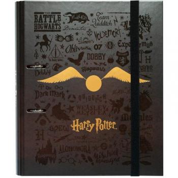 Carpeta Troquelada Premium 2 Anillas Harry Potter