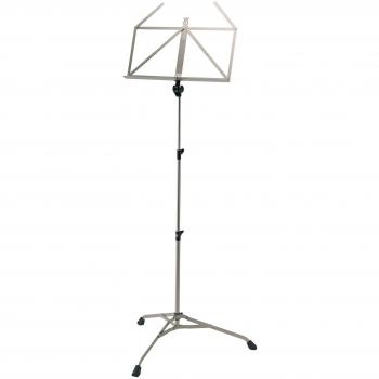 K&M 107 Nickel Folding Music Stand Extra Sturdy