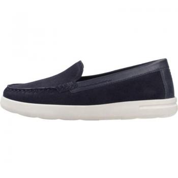 Mocasines Mujer Geox D Xand 2J Azul, cómodos, transpirables, con suela de goma antideslizante, diseño elegante y casual, ideales para uso diario