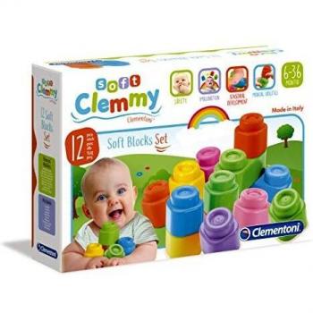 Clementoni Baby Soft Clemmy Block Set 12 Pieces