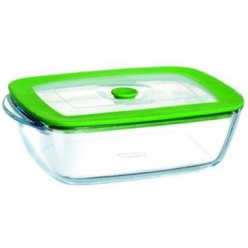 Pyrex Cook & Store - Recipiente rectangular 4 in 1 plus, con tapa, 17 x 10 x 5 cm