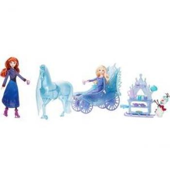 Muñeca Frozen Elsa y Nokk con carruaje de Mattel - Muñeca articulada, incluye figura de Elsa vestida con su traje icónico, figura de Nokk (caballo mágico), carruaje decorado inspirado en la película