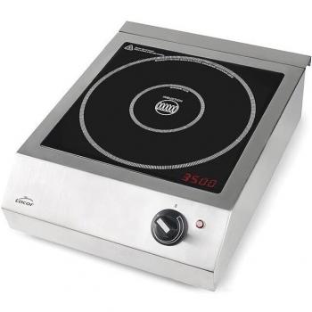 Placa de Inducción Portátil SUINGA, 10 Niveles de Potencia, Apta para Diámetros Ø12-Ø28 cm, 3500W, Acero Inoxidable