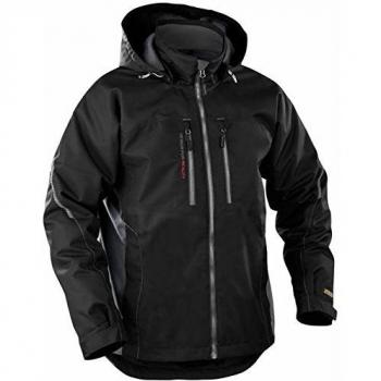 Chaqueta de trabajo funcional impermeable Blakläder negra/gris Unisex M