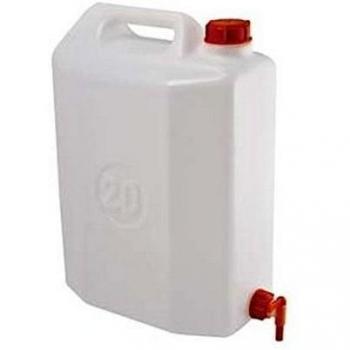 WURKO 044111 - Bidon plastico con grifo 20l.blanco