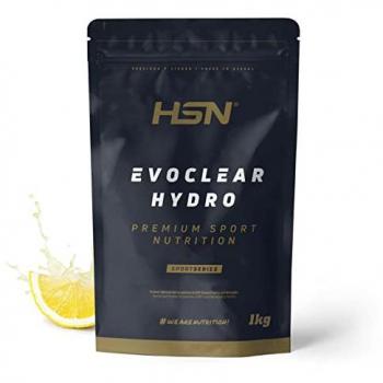 Clear Whey de HSN Evoclear Hydro - Proteína Hidrolizada de Suero de Leche - Sabor Limón - 1 kg (40 Tomas) - Tipo Zumo Refrescante - No-GMO, Vegetariana