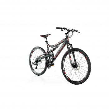 Moma - Bicicleta Montaña Mountainbike 26 BTT SHIMANO, aluminio, doble disco y doble suspensión, XL