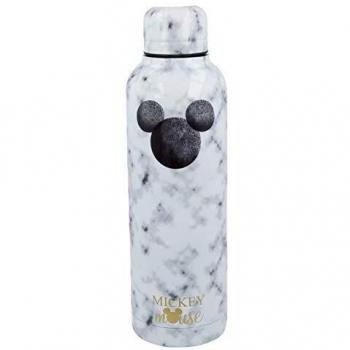 Botella Térmica Reutilizable de Acero Inoxidable con Doble Aislamiento, Diseño Mickey Mouse, 515 ml