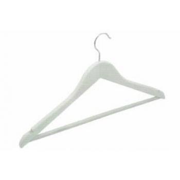 Percha Curvada de Madera Blanca Herdasa - Modelo 10503